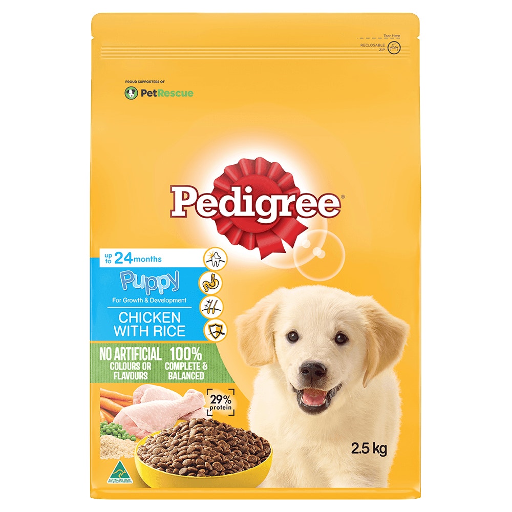 PEDIGREE® Meaty Bites Puppy Chick&Rice 2.5kg