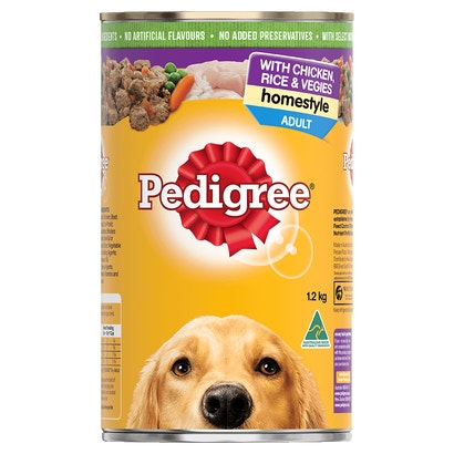 PEDIGREE® Adult Wet Dog Food with Chicken, Rice & Vegies Homestyle