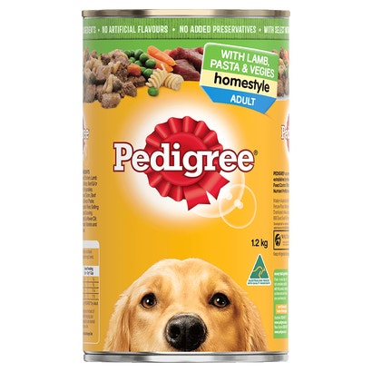 PEDIGREE® Adult Wet Dog Food with Lamb, Pasta & Vegies Homestyle