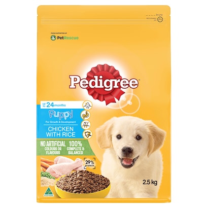 PEDIGREE® Puppy Dry Dog Food Chicken with Rice